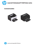 HP LaserJet Pro P1106/P1108 Printer series Användarmanual