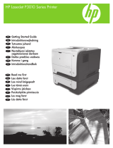 HP LaserJet Enterprise P3015 Printer series Snabbstartsguide