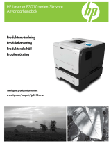 HP LaserJet Enterprise P3015 Printer series Användarmanual