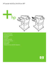 HP LaserJet M4345 Multifunction Printer series Snabbstartsguide