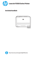HP LaserJet P2035 Printer series Användarmanual