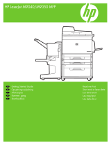 HP LaserJet M9040/M9050 Multifunction Printer series Användarmanual