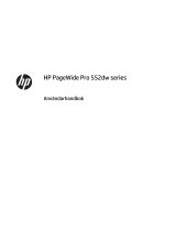 HP PageWide Pro 552dw Printer series Användarmanual