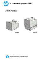 HP PageWide Enterprise Color 556 series Användarmanual