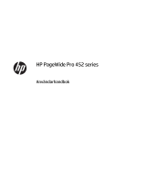 HP PageWide Pro 452dw Printer series Användarmanual