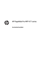 HP PageWide Pro 477dw Multifunction Printer series Användarmanual