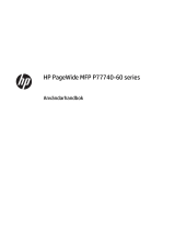 HP PageWide Managed P77760 Multifunction Printer series Användarmanual