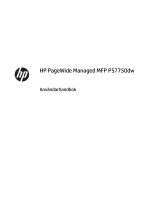 HP PageWide Managed P57750dw Multifunction Printer series Användarmanual