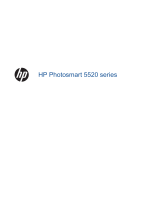 HP Photosmart 5520 e-All-in-One Printer series Användarmanual