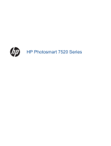 HP Photosmart 7520 e-All-in-One Printer series Användarmanual