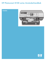 HP Photosmart 8100 Printer series Användarmanual