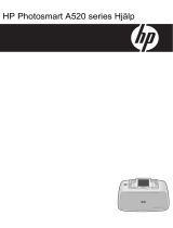 HP Photosmart A520 Printer series Användarmanual