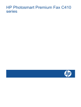 HP Photosmart Premium Fax e-All-in-One Printer series - C410 Användarmanual
