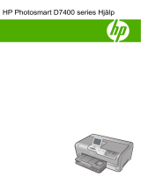 HP Photosmart D7400 Printer series Användarmanual