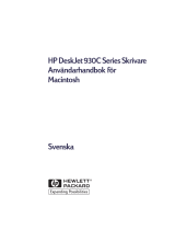 HP Deskjet 930/932c Printer series Användarmanual