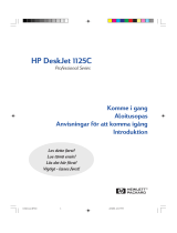 HP DESKJET 1125C PRINTER Snabbstartsguide