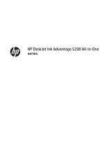 HP DeskJet Ink Advantage 5200 All-in-One Printer series Användarmanual