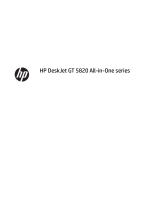 HP DeskJet GT 5820 All-in-One Printer series Användarmanual