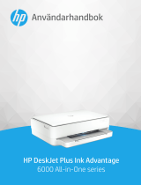 HP DeskJet Plus Ink Advantage 6000 All-in-One Printer series Användarmanual