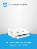 HP DeskJet Plus Ink Advantage 6400 All-in-One Printer series Användarmanual