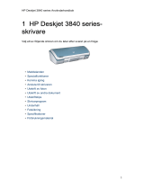 HP Deskjet 3840 Printer series Användarmanual