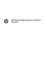 HP DeskJet Ink Advantage Ultra 4720 All-in-One Printer series Användarmanual