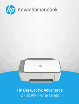 HP DeskJet Ink Advantage 2700 All-in-One series Användarmanual