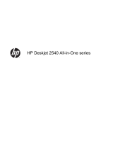 HP Deskjet 2540 All-in-One Printer series Användarmanual