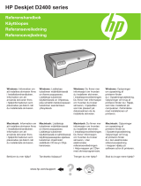 HP Deskjet D2400 Printer series Snabbstartsguide