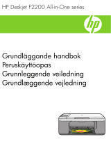 HP Deskjet F2200 All-in-One Printer series Användarguide