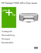 HP Deskjet F300 All-in-One Printer series Snabbstartsguide