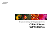 HP Samsung CLP-605 Color Laser Printer series Användarmanual