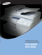 HP Samsung SCX-6220 Laser Multifunction Printer series Användarmanual