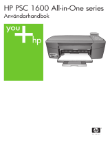 HP PSC 1600 All-in-One Printer series Användarmanual