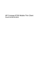 HP Compaq 6720t Mobile Thin Client Användarmanual