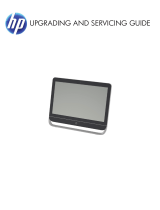 HP Pavilion TouchSmart 23-f300 All-in-One Desktop PC series Användarmanual