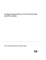 HP Compaq dx2200 Microtower PC Användarguide