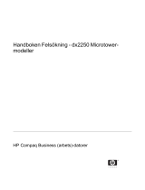 HP Compaq dx2250 Microtower PC Användarguide