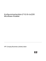 HP Compaq dx2250 Microtower PC Användarguide