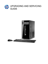 HP 120-000 Desktop PC series Användarmanual