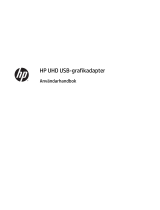 HP UHD USB Graphics Adapter Användarmanual