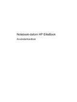 HP EliteBook 2540p Notebook PC Användarmanual