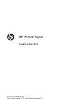 HP Pocket Playlist Användarmanual