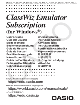 Casio ClassWiz Emulator Subscription Användarmanual