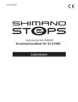 Shimano SC-E7000 Användarmanual