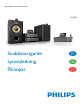 Philips WMS8080/12 Snabbstartsguide