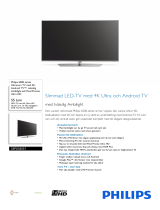 Philips 55PUS6551/12 Product Datasheet