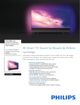 Philips 50PUS8804/12 Product Datasheet