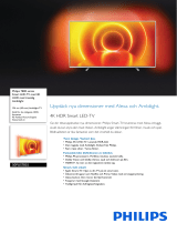 Philips 50PUS7855/12 Product Datasheet