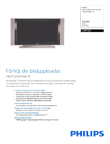 Philips 42PF3331/10 Product Datasheet